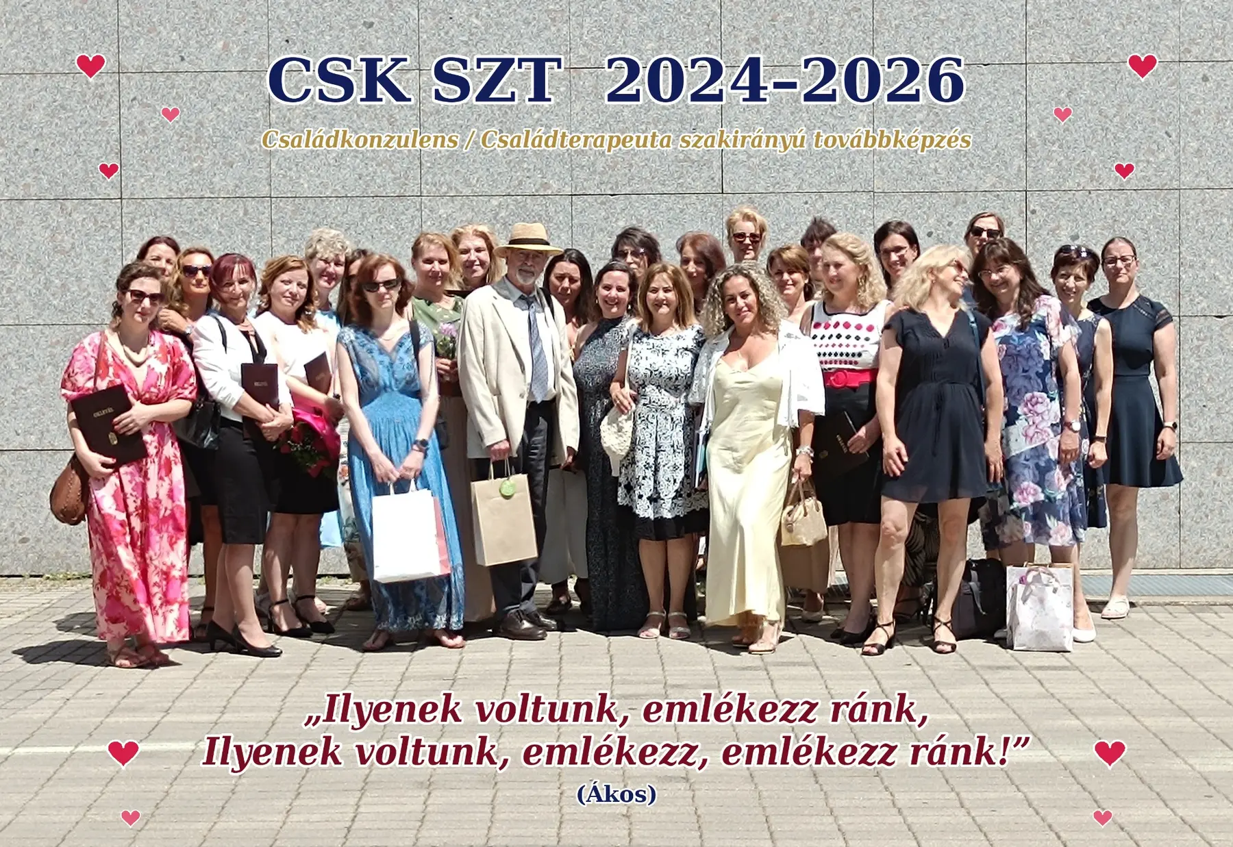 A CSK SZT 2024–2026-os csoport közös záróképe